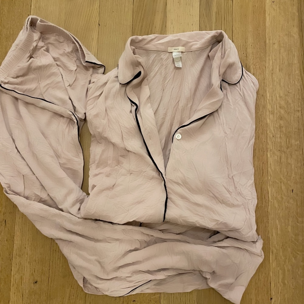 Eberjey Gisele Tuxedo Slim PJ Set (M)